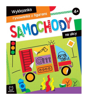 Automobiliai gatvėje. Lipdukų knygelė piešimui 4+ KS0716