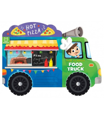 Pasaulis ant ratų. Maisto sunkvežimių knygelė KS0719