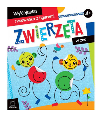 Žvėrys zoologijos sode. Lipdukų ir piešinių knygelė 4+ KS0729