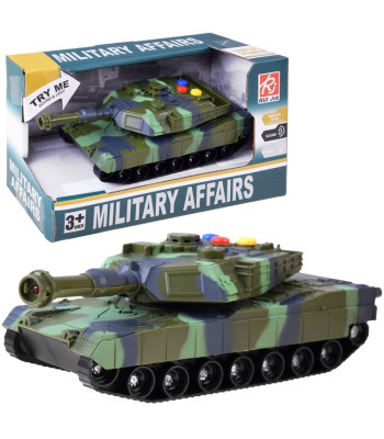 Karinis tankas su šviesos ir garso efektais