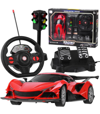 Nuotoliniu būdu valdomas sportinis automobilis