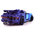 Techninės kaladėlės Sportinis automobilis Mėlynas 139 dalių su lipdukais ZA4288