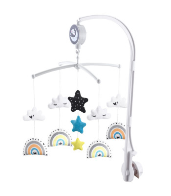 Vėjo varpeliai kūdikiui su vaivorykšte ZA4319