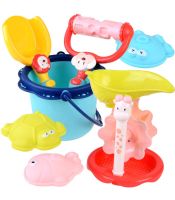 Spalvingas smėlio žaislų rinkinys