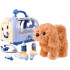 Interaktyvus Šuniukas: Mažojo Veterinaro Rinkinys su Aksesuarais ir Transporteriu
