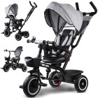 Vaikiškas triratukas Tiny Bike 3in1 su stogeliu