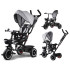 Vaikiškas triratukas Tiny Bike 3in1 su stogeliu