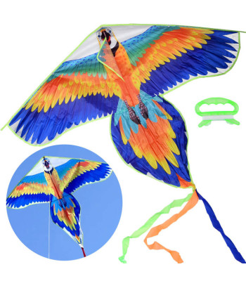 Spalvotas lengvas aitvaras Ara papūga