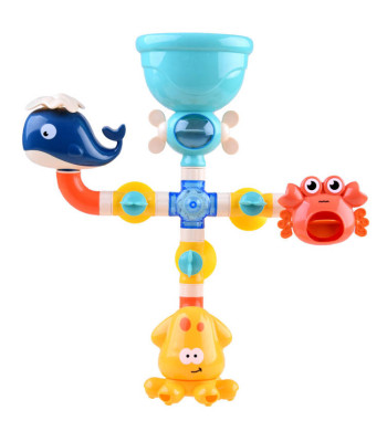 Vandens žaislas voniai su jūrų gyvūnais