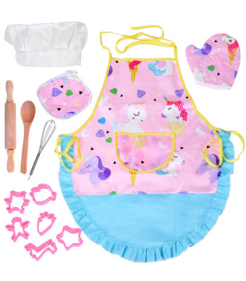 Virtuvės prijuostės ir aksesuarų rinkinys vaikams