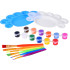 Mažojo dailininko rinkinys su dažais ir teptukais