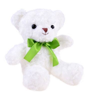 Pliušinis baltas meškiukas žaislas 30 cm