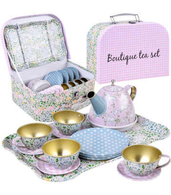 Arbatos rinkinys dėžutėje su puodeliais ir padėklu ZA4457