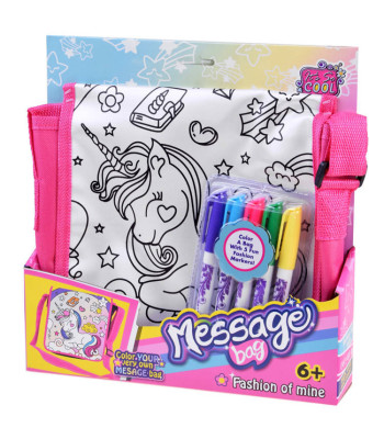 Rankinė dažymui ir flomasteriai vienaragis ZA4463