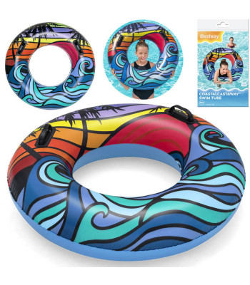Pripučiama Bestway Plaukimo Žiedas su Rankenomis 91 cm
