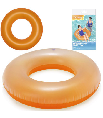 Bestway Neoninis Plaukimo Ratas Oranžinis 91cm