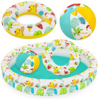 Bestway Rinkinys: Baseinas, Kamuolys, Plaukimo Ratas, 122 cm