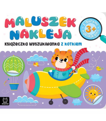 Mažylis klijuoja. Knygelė su kačiuku 3+ KS0744