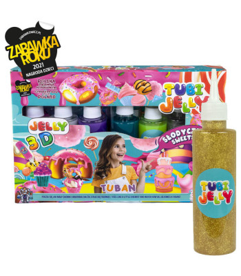 Tuban Tubi Jelly Saldainiai 6 spalvų