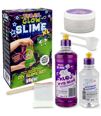 Tuban Švytintis Slime Rinkinys XL