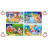 4-in-1 Dėlionė 8, 12, 15, 20 elementų - Gražios Pasakos
