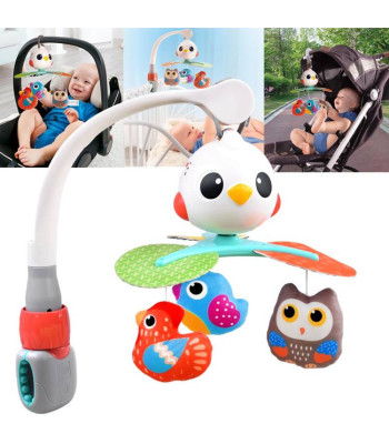 Žavi muzikinė karuselė kūdikiams 3-in-1 ZA4537