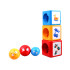 Kolorowa piramidė sorteris bokštas dėlionė ZA4538