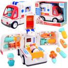 Interaktyvus žaislinis automobilis - greitosios pagalbos mašina su priedais ir garsais