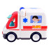 Interaktyvus žaislinis automobilis - greitosios pagalbos mašina su priedais ir garsais