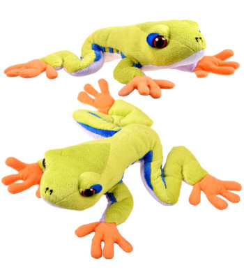 Žalioji pliušinė varlė 20cm