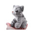 Pliušinis Katinas Sėdintis Katinėlis 13cm
