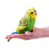 Žaliosios banguotosios papūgėlės pliušinis žaislas 13 cm