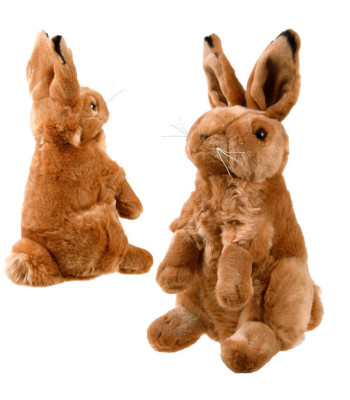 Sėdintis pliušinis triušis 25 cm