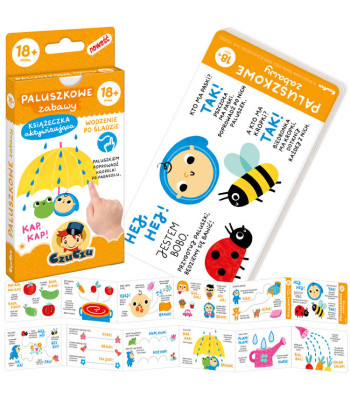 Czuczu Paluskovy žaidimai knygelė 18m+ ZA4592