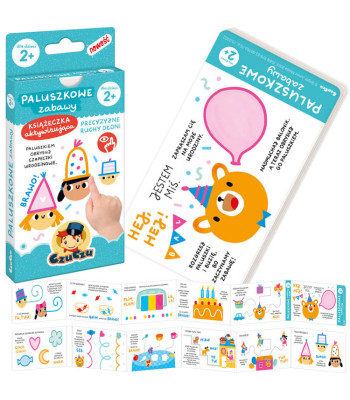 CzuCzu Pirštukų žaidimai knygelė 2+ ZA4593