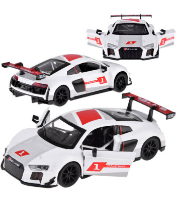 Metalinė sportinio automobilio Audi R8 LMS 1:32 skalės modelis su garsais ir šviesomis