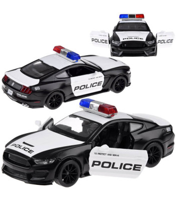 Automobilis Metalinis Policijos Ford Shelby GT350 1:32 Masto