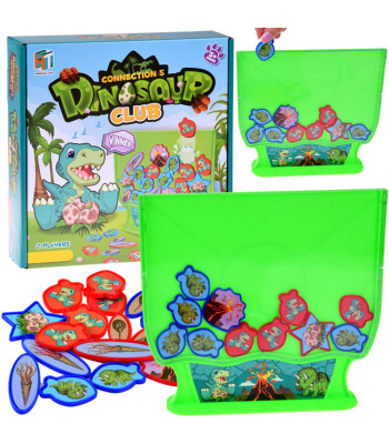 Dinozaurų strateginis žaidimas „Połącz 5“