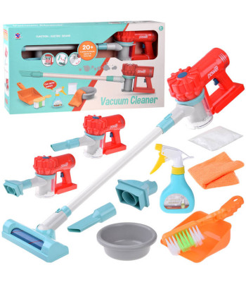 Valymo rinkinys vaikams su belaidžiu dulkių siurbliu