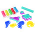 Edukacinis plastilino rinkinys 'Kontinentai Pasaulio žemėlapis' formelės