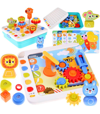 Hola Interaktyvus Panelis Emocijų, Skaičių ir Figūrų Mokymui Montessori ZA4652