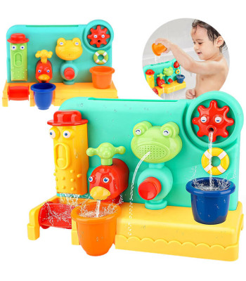 Vandens vonios žaislas su malūnėliu ir kraneliu