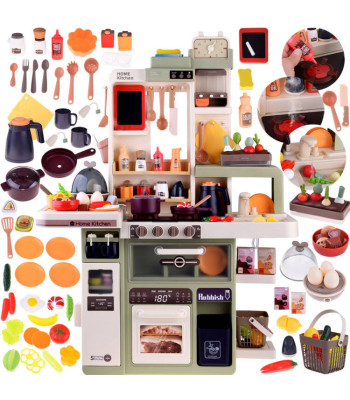 Realistinė didelė virtuvė 88el su garais, vandeniu, garso ir šviesos efektais