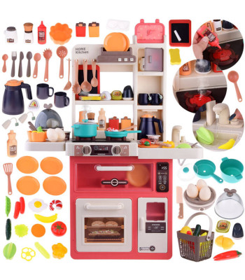 Virtuvė su garų, šviesos ir garso efektais