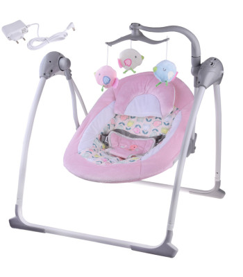 Elektrinis supamasis krėslas su lopšinėmis ir gamtos garsais