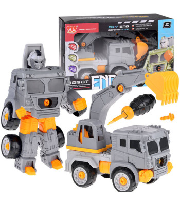 Koparka - Robot 2in1 Statybinis Žaislas