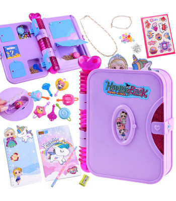 Magijos dienoraštis su užraktu ir lipdukais ZA4706