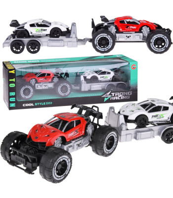 Visureigis su Priekaba ir Sportiniu Automobiliu