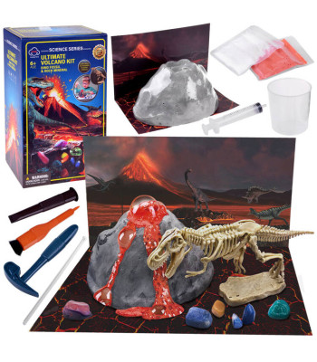 Edukacinis rinkinys „Vulkanas + Dinozaurų kasinėjimai“ - mažasis archeologas ZA4726