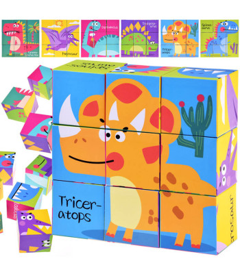 Dideli Dinozaurų Konstruktoriai – 6 Paveikslėlių Rinkinys